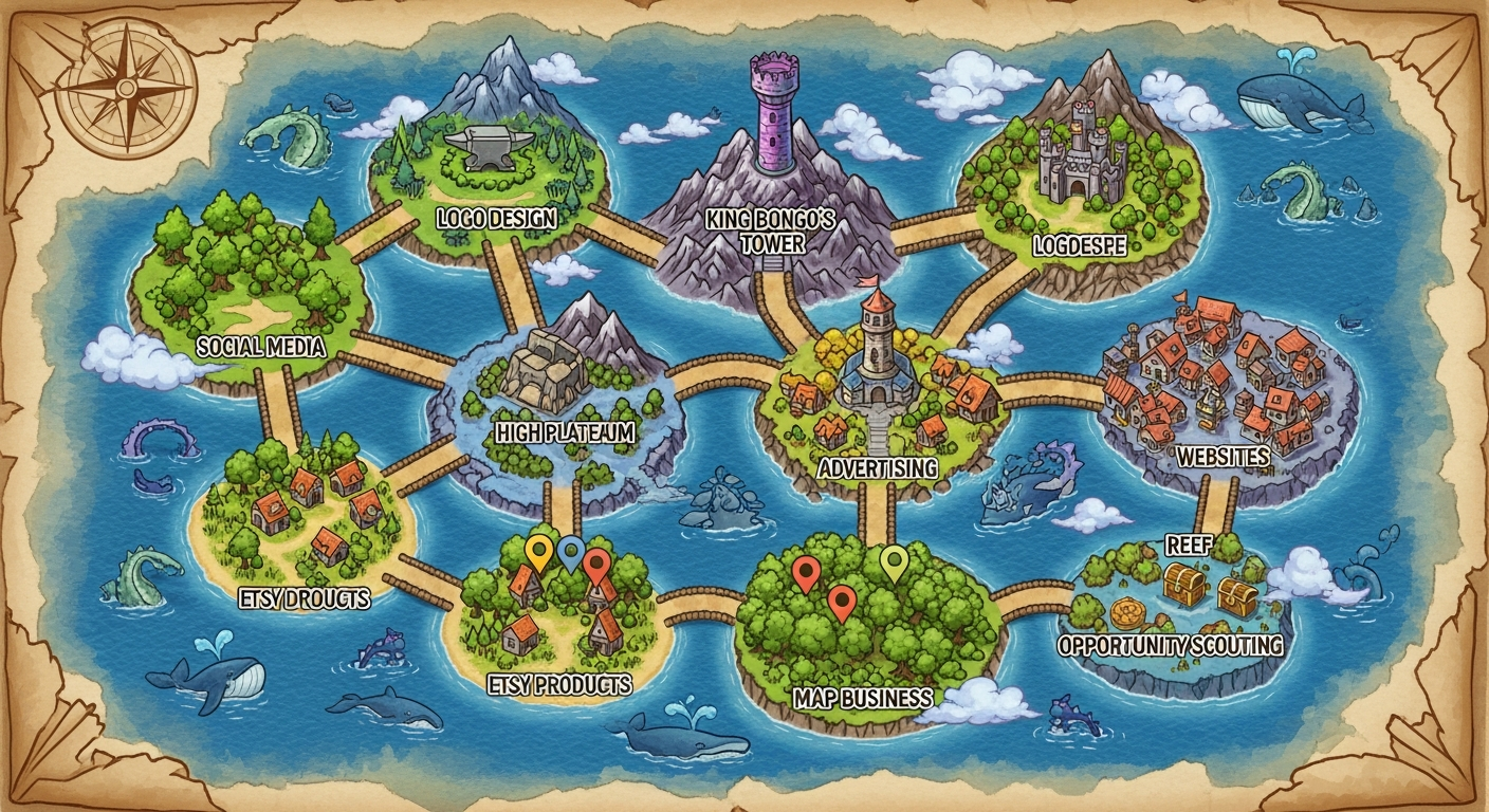The world of AGIA Forge Tycoon